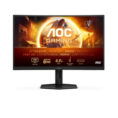 AOC 27" C27G4ZXU FHD 280Hz HDMI/DP/USB ívelt gamer monitor