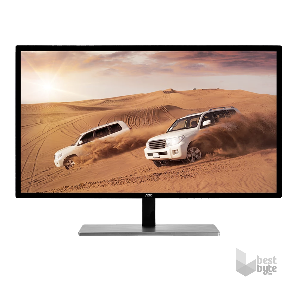 AOC 28" U2879VF QHD TN DP/HDMI/DVI/VGA adapter nélküli monitor (Használt A)