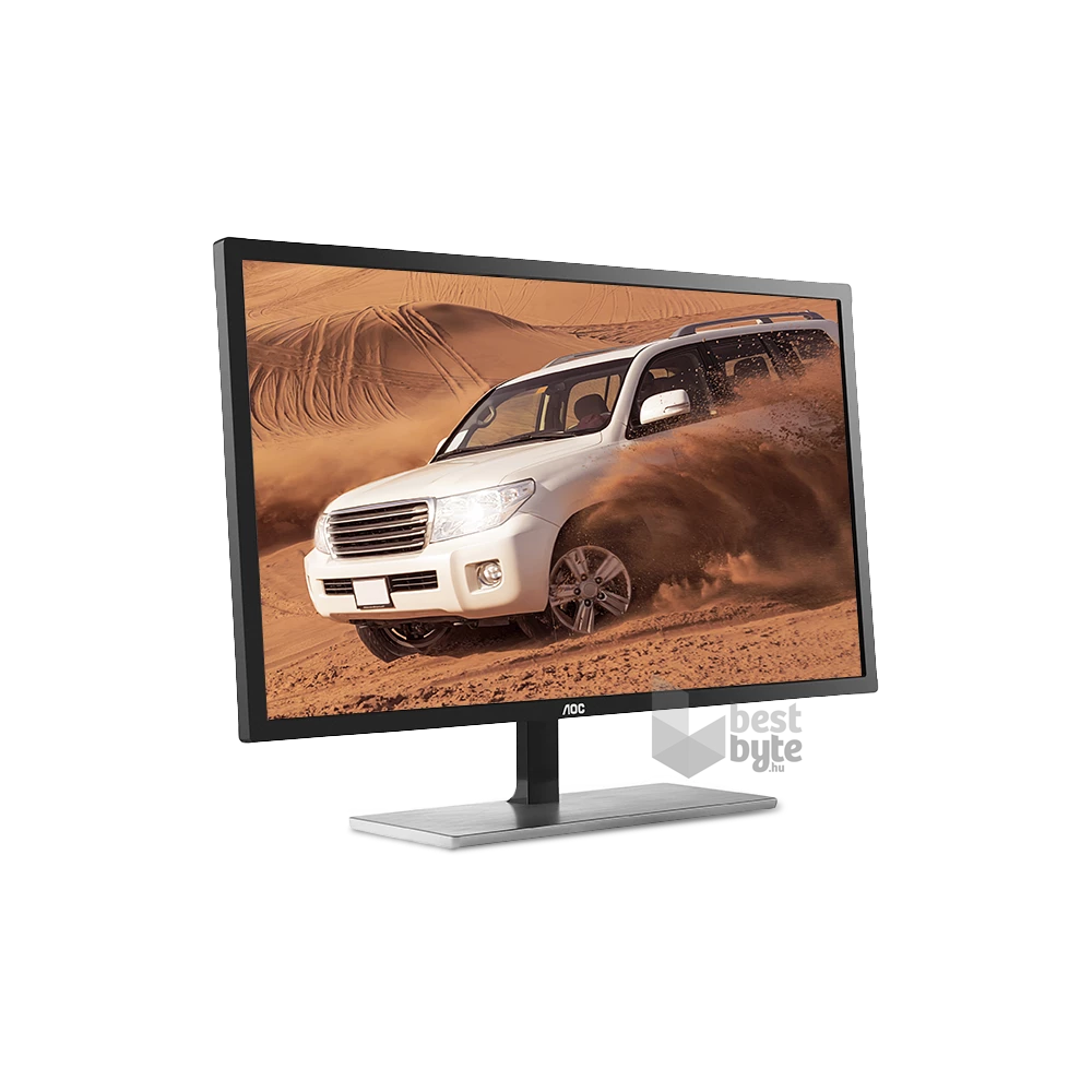 AOC 28" U2879VF QHD TN DP/HDMI/DVI/VGA adapter nélküli monitor (Használt A)