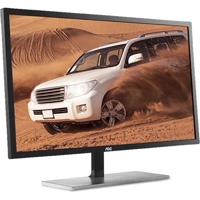 AOC 28" U2879VF QHD TN DP/HDMI/DVI/VGA adapter nélküli monitor (Használt A)