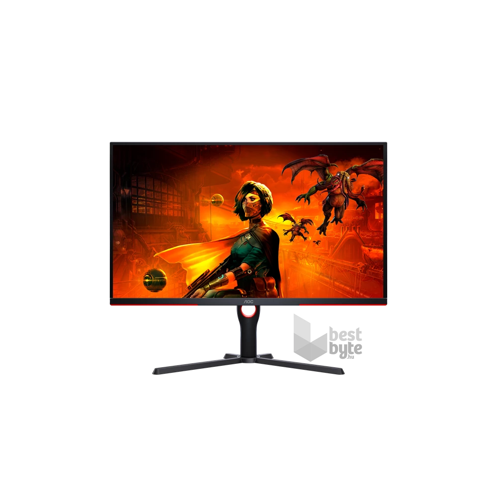 AOC 31,5" U32G3X/BK 4K UHD IPS 144Hz DP/HDMI LED gamer monitor