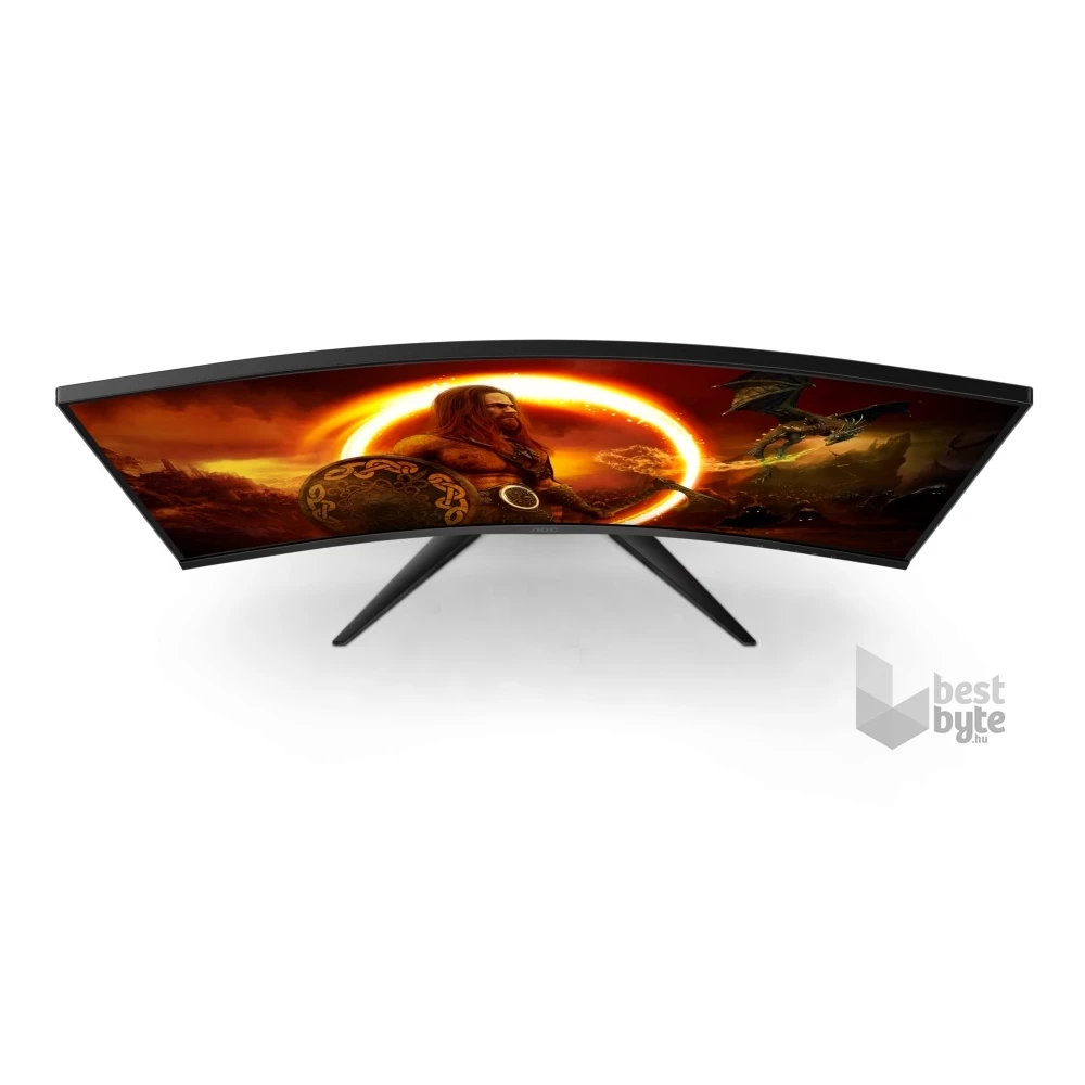 AOC 32" C32G2ZE/BK FHD VA 240Hz HDMI/DP fekete ívelt gamer monitor