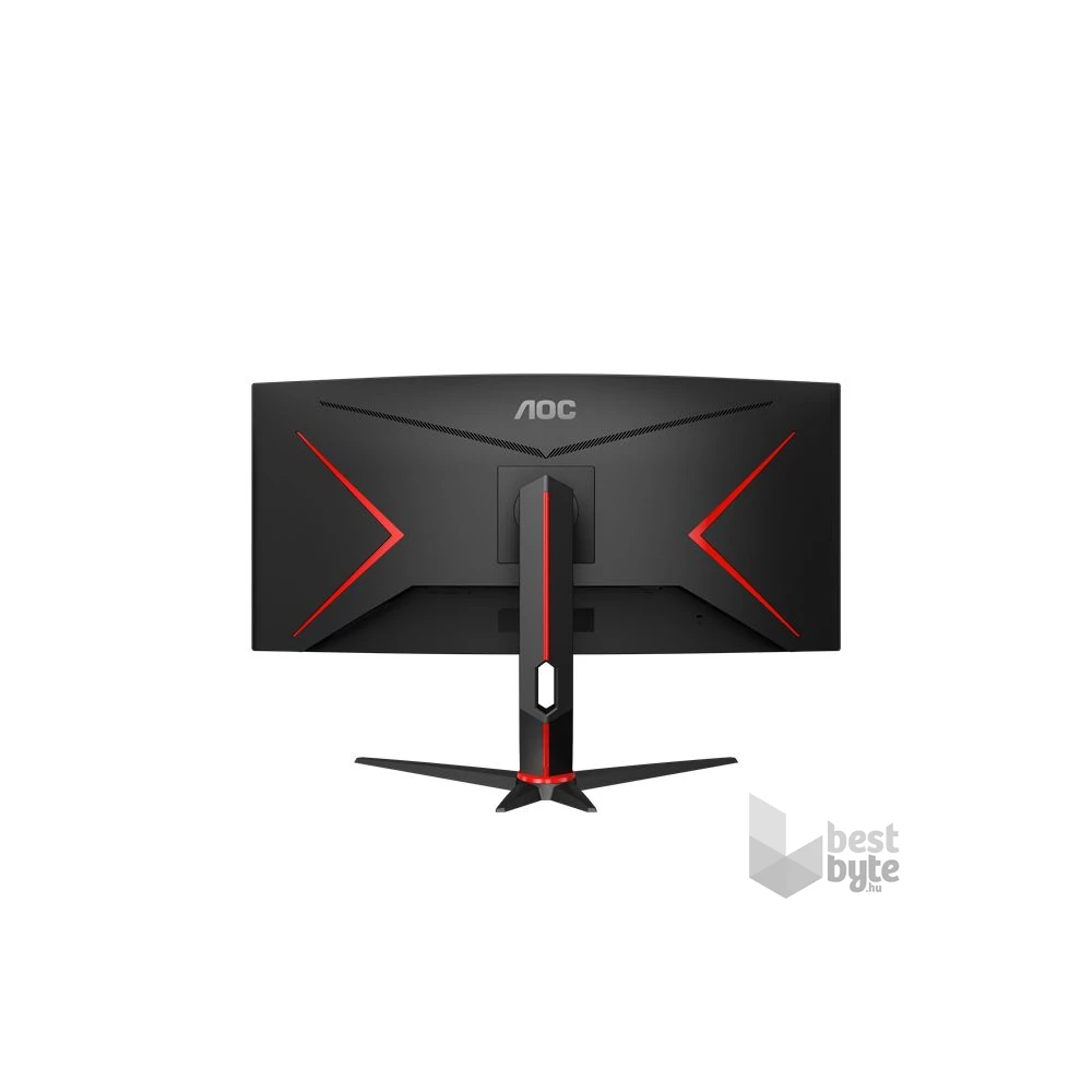 AOC 34" CU34G2X/BK UWQHD 144Hz VA HDMI/DP/USB ívelt gamer monitor