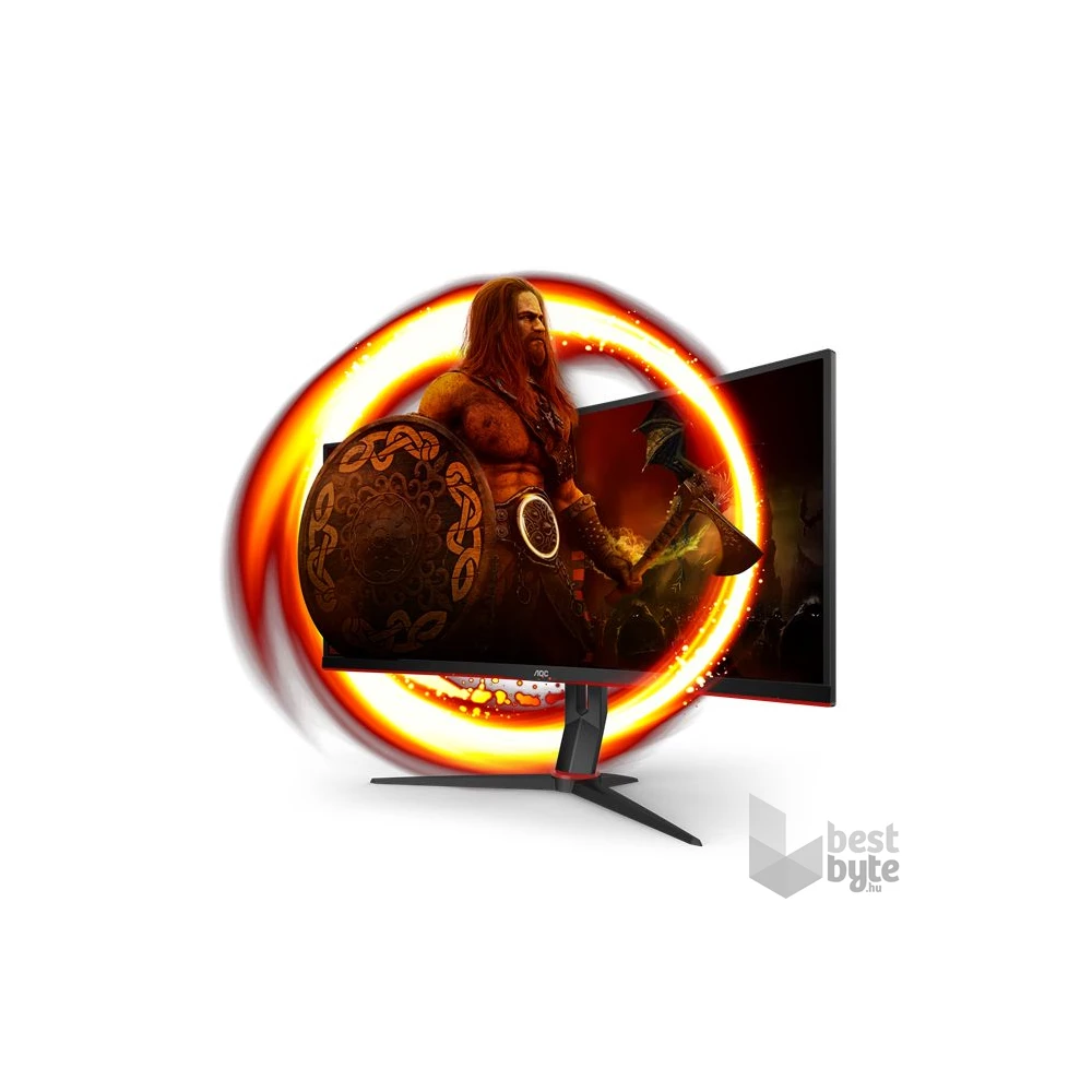 AOC 34" CU34G2X/BK UWQHD 144Hz VA HDMI/DP/USB ívelt gamer monitor