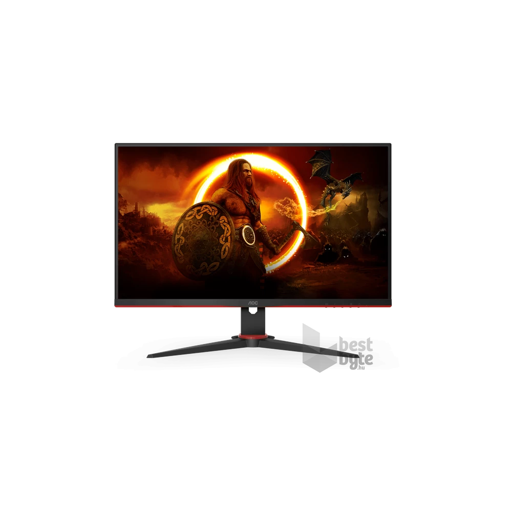 AOC 27" 27G2SPAE/BK FHD IPS 165Hz HDMI/DP/VGA gamer monitor