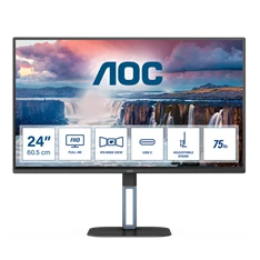 AOC 24" 24V5C/BK FHD IPS HDMI/DP/USB-C/USB monitor