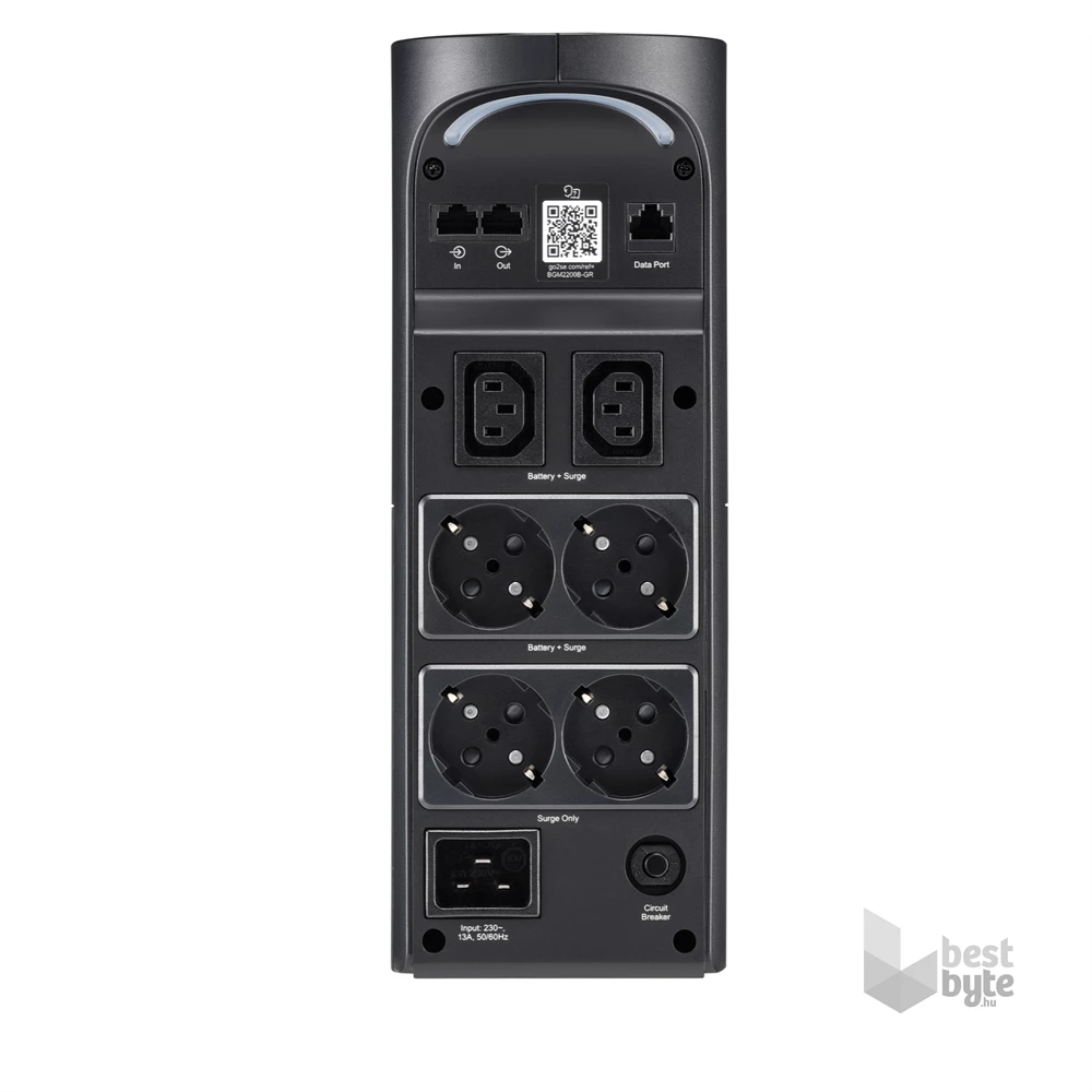APC Back-UPS Pro Gaming 2200VA/1320W vonali interaktív tisztán szinuszos szünetmentes tápegység