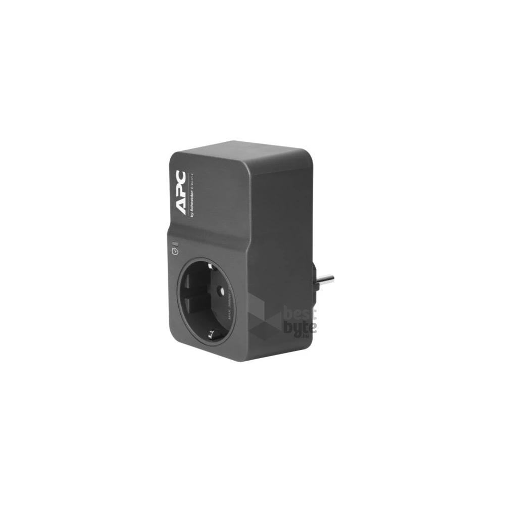 APC PM1WB-GR SURGE PROTECTOR fekete túlfeszültségvédő