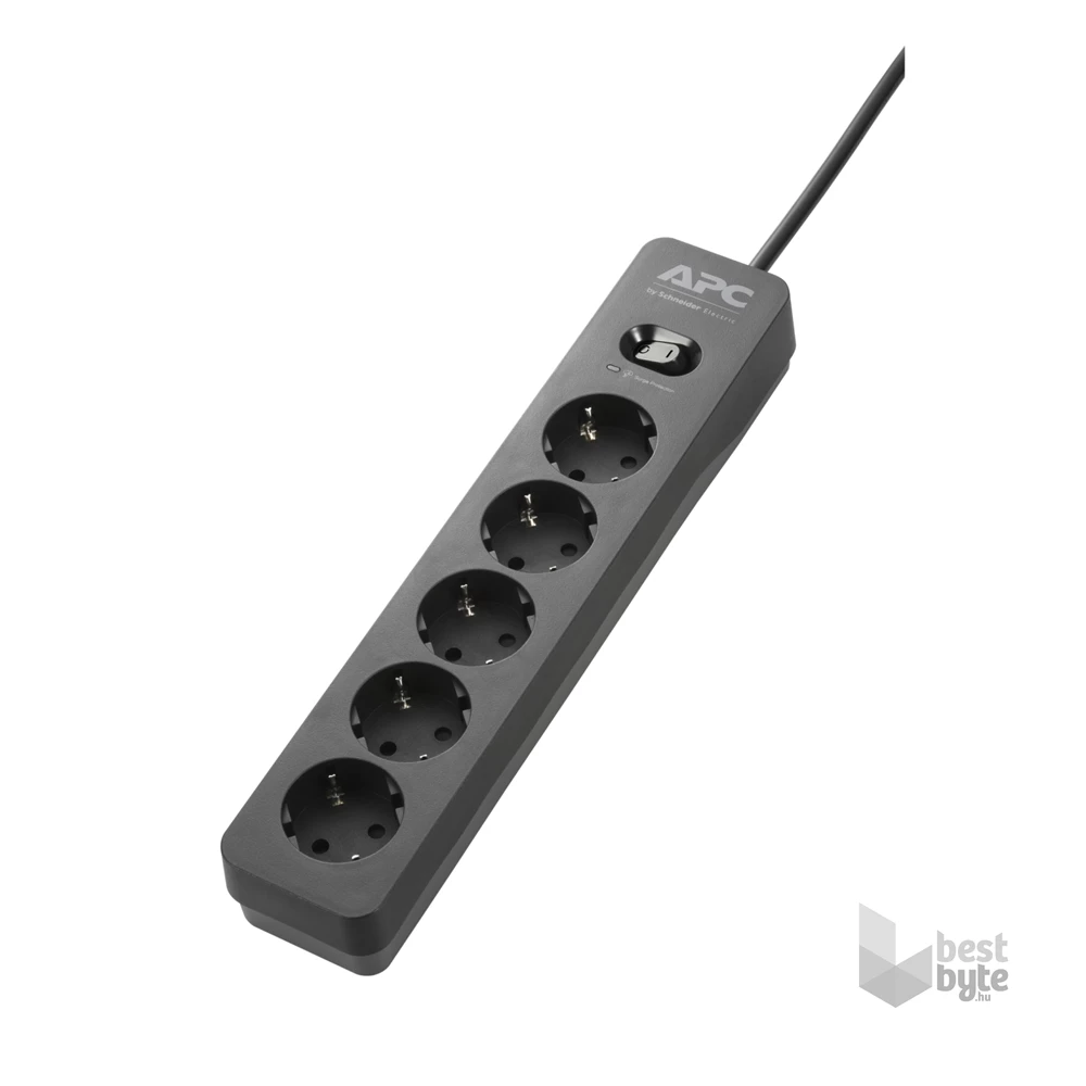 APC PME5B-GR SURGE PROTECTOR fekete túlfeszültségvédő