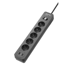 APC PME5U2B-GR SURGE PROTECTOR fekete túlfeszültségvédő