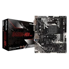 ASRock B450M-HDV R4.0 AMD B450 SocketAM4 mATX alaplap