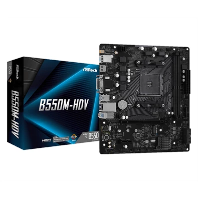 ASRock B550M-HDV AMD B550 SocketAM4 mATX alaplap