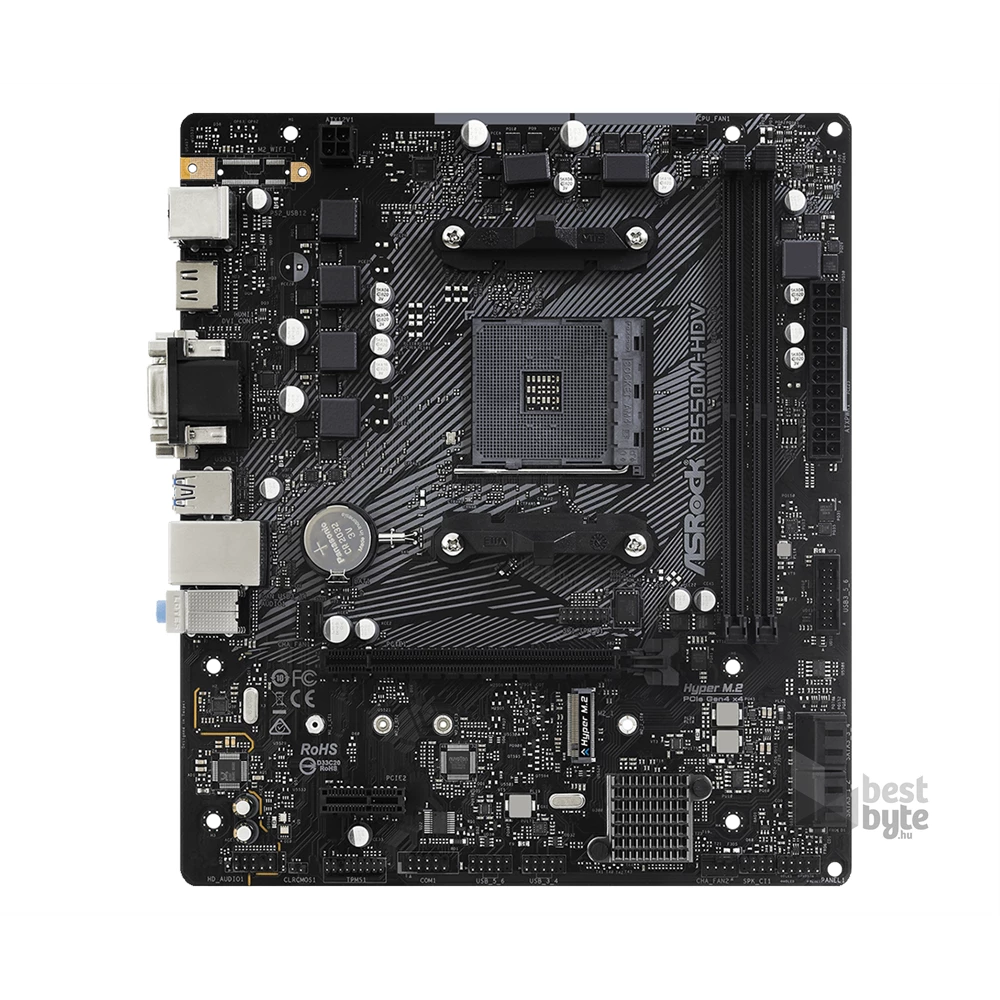 ASRock B550M-HDV AMD B550 SocketAM4 mATX alaplap