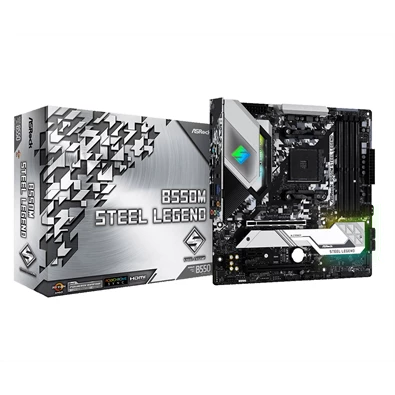 ASRock B550M STEEL LEGEND AMD B550 SocketAM4 mATX alaplap