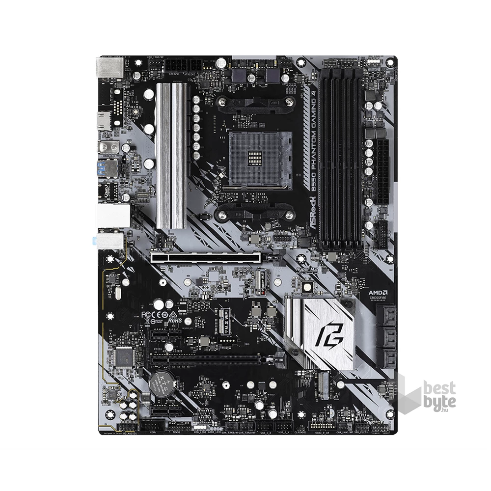ASRock B550 PHANTOM GAMING 4 AMD B550 SocketAM4 ATX alaplap