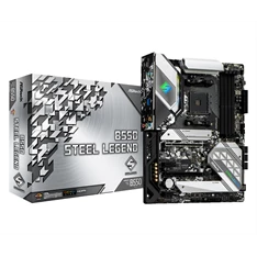 ASRock B550 STEEL LEGEND AMD B550 SocketAM4 ATX alaplap