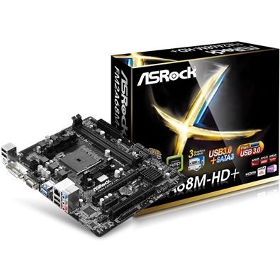 ASRock FM2A68M-HD+ AMD A68 SocketFM2+ mATX alaplap