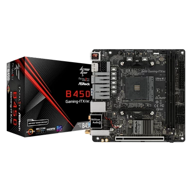 ASRock Fatal1ty B450 Gaming-ITX/ac AMD B450 SocketAM4 mini-ITX alaplap