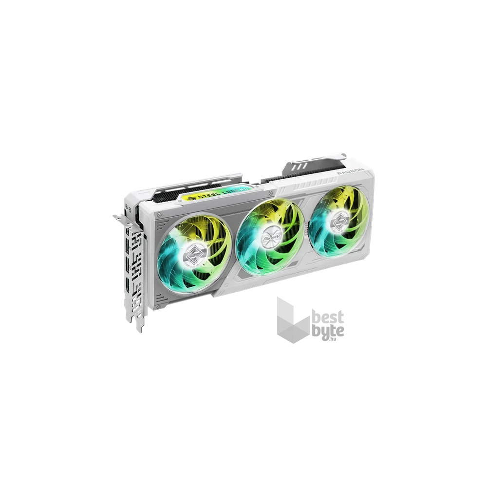 ASRock Radeon RX 9070 XT Steel Legend AMD 16GB DDR6 256bit PCIe videókártya