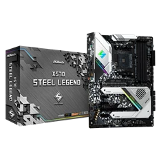 ASRock X570 STEEL LEGEND AMD X570 Socket AM4 ATX alaplap