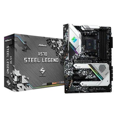 ASRock X570 STEEL LEGEND AMD X570 Socket AM4 ATX alaplap