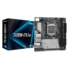 ASRock Z490M-ITX/AC Intel Z490 LGA1200 mini-ITX alaplap