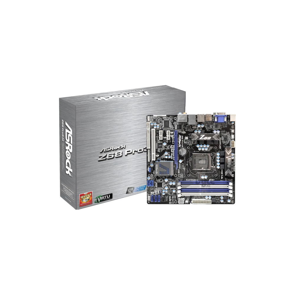 ASRock Z68 PRO3-M Intel Z68 LGA1155 mATX alaplap