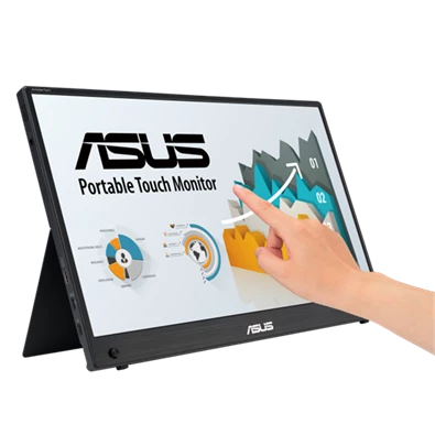 ASUS 15,6" MB16AMTR ZenScreen FHD IPS microHDMI/USB-C hordozható érintőképernyős monitor