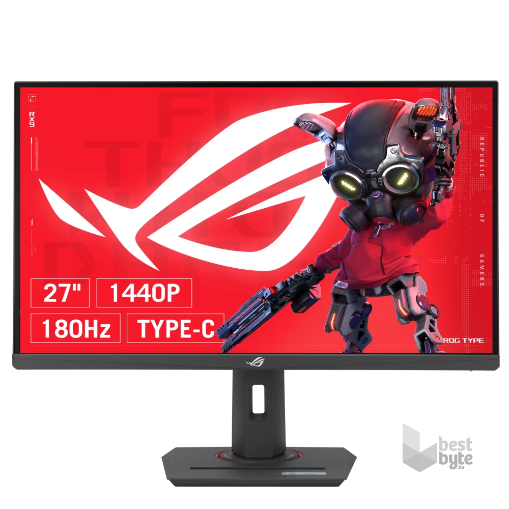 ASUS 27" ROG Strix XG27ACS QHD Fast IPS 180Hz HDMI/DP/USB-C fekete gamer monitor (Újracsomagolt)