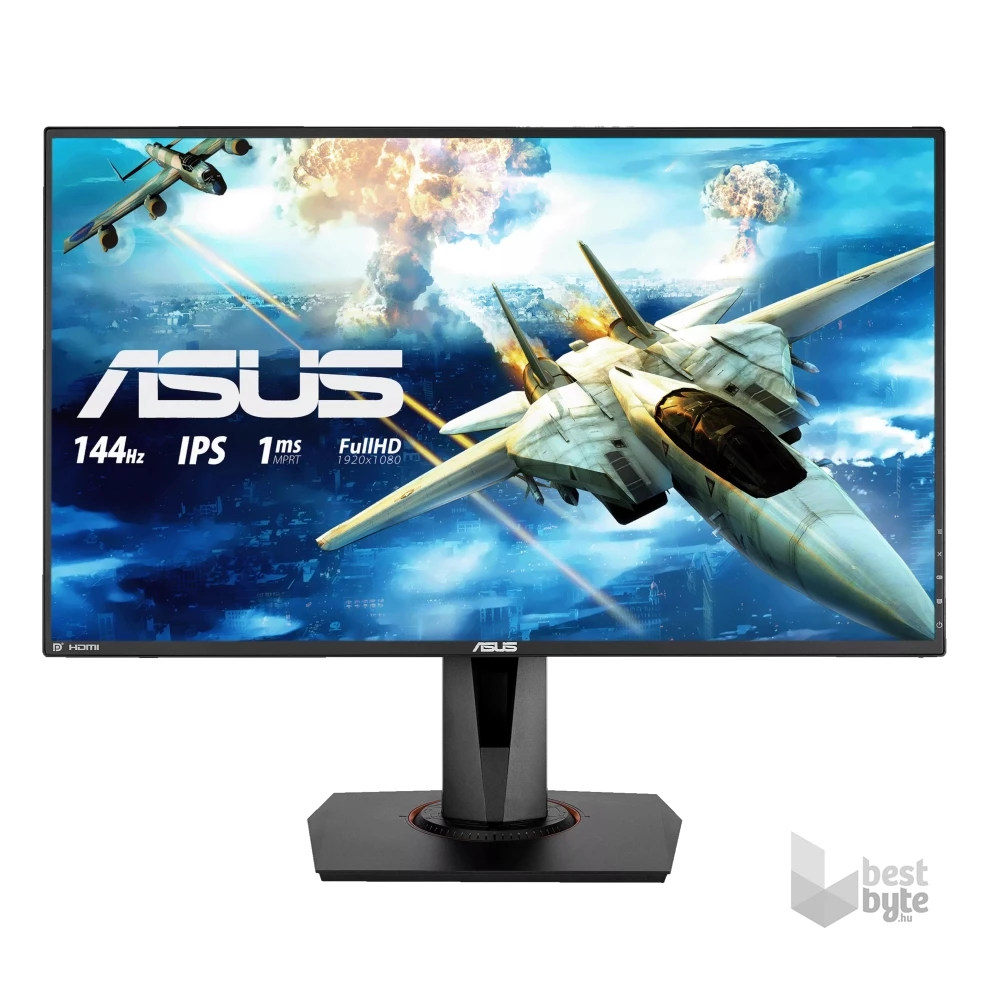 ASUS 27" VG279Q FHD IPS 144Hz HDMI/DP/DVI fekete eSport gamer monitor