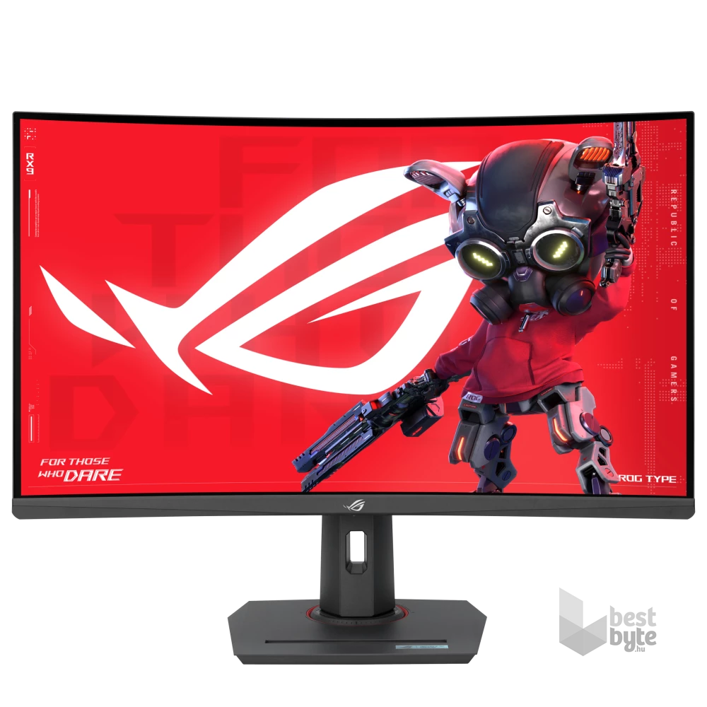 ASUS 31,5" ROG Strix XG32WCS QHD Fast VA 180Hz HDMI/DP/USB-C fekete ívelt gamer monitor