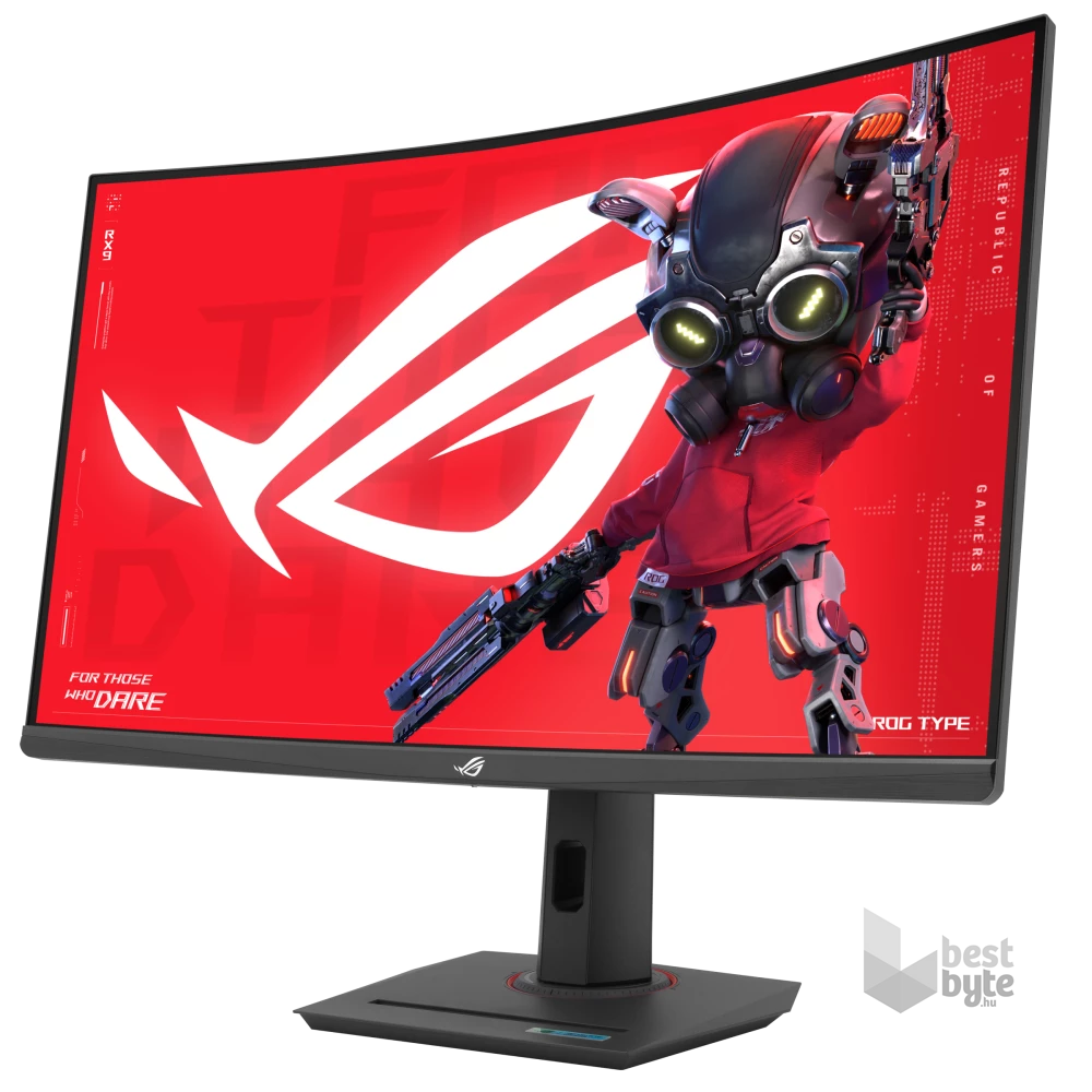 ASUS 31,5" ROG Strix XG32WCS QHD Fast VA 180Hz HDMI/DP/USB-C fekete ívelt gamer monitor