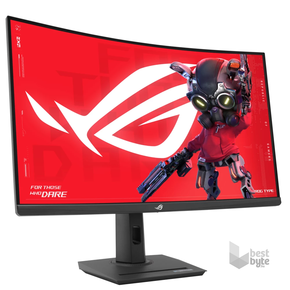 ASUS 31,5" ROG Strix XG32WCS QHD Fast VA 180Hz HDMI/DP/USB-C fekete ívelt gamer monitor