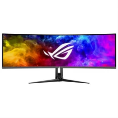 ASUS 49" ROG Swift PG49WCD DQHD QD-OLED 144Hz HDMI/DP/USB ívelt gamer monitor