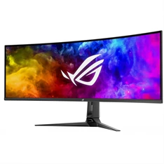 ASUS 49" ROG Swift PG49WCD DQHD QD-OLED 144Hz HDMI/DP/USB ívelt gamer monitor