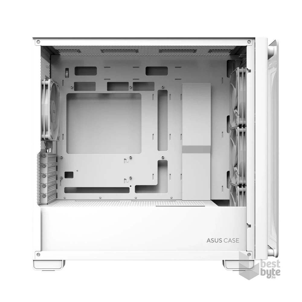 ASUS A23 PLUS fehér (táp nélküli) ablakos mATX ház