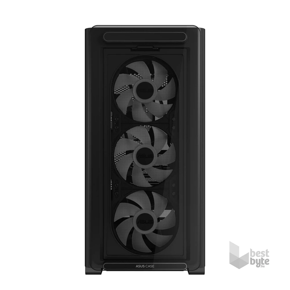 ASUS A23 PLUS fekete (táp nélküli) ablakos mATX ház