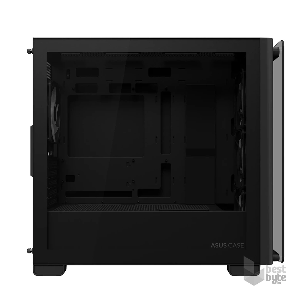 ASUS A23 PLUS fekete (táp nélküli) ablakos mATX ház