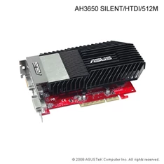 ASUS AH3650 SILENT/HTDI/512M AGP videokártya