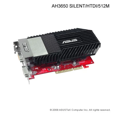 ASUS AH3650 SILENT/HTDI/512M AGP videokártya