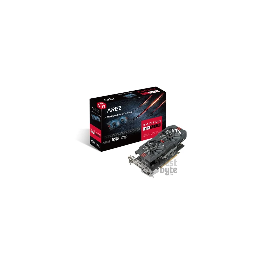 ASUS AREZ-RX560-2G-EVO AMD 2GB GDDR5 128bit PCIe videokártya