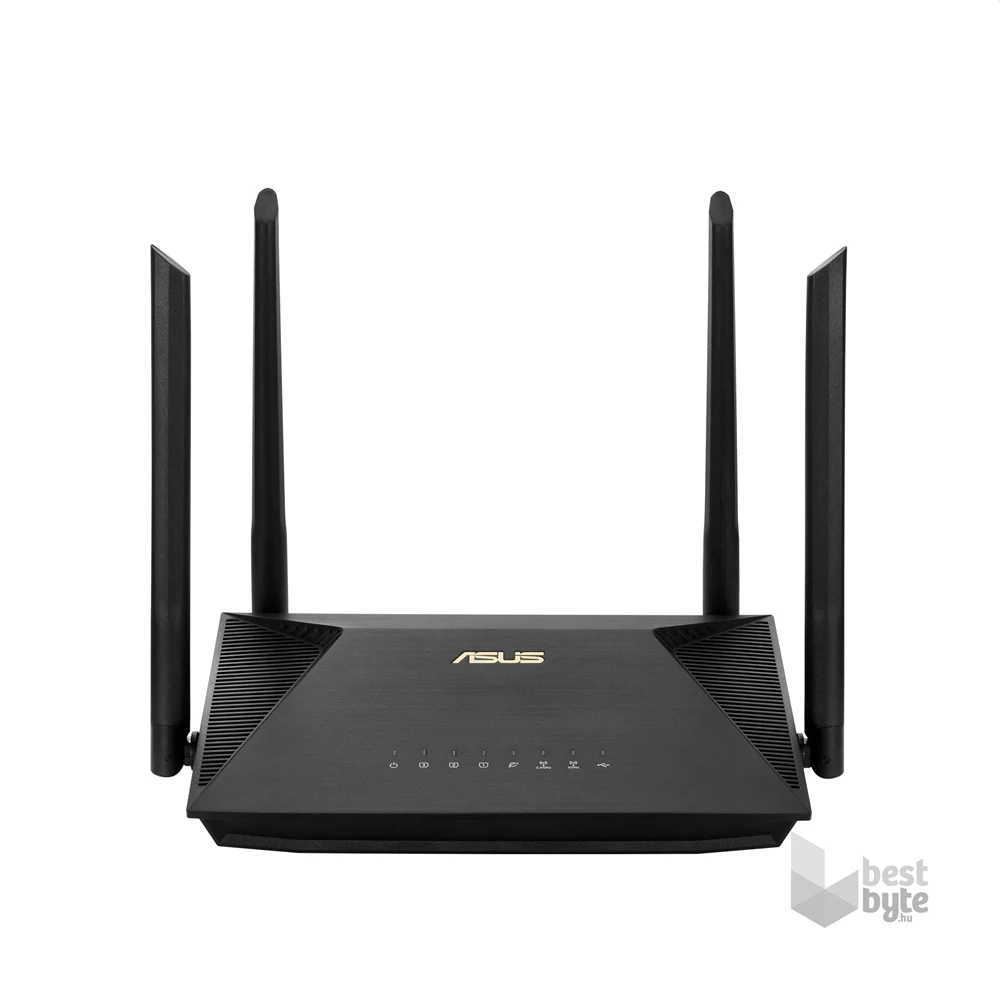 ASUS RT-AX53U (AX1800) 574+1201Mbps fekete vezeték nélküli router