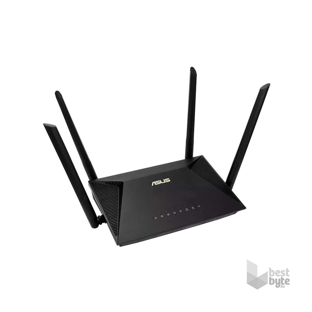 ASUS RT-AX53U (AX1800) 574+1201Mbps fekete vezeték nélküli router