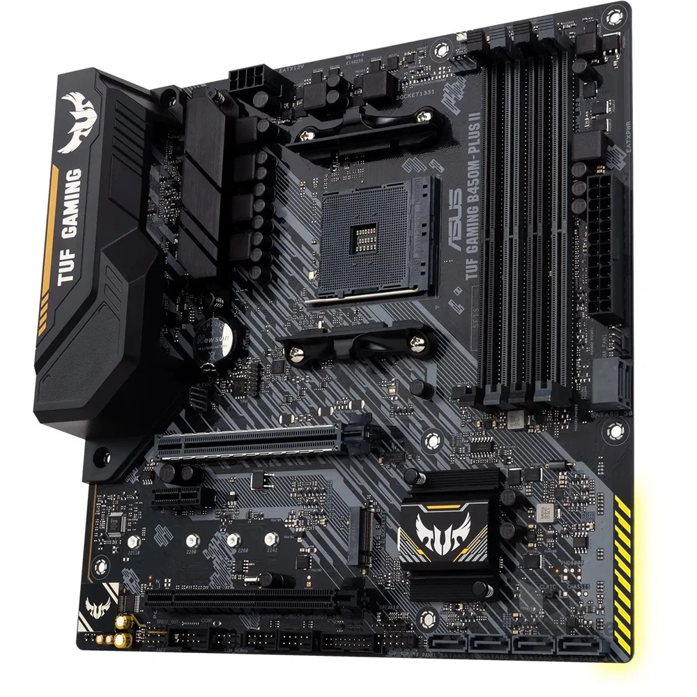ASUS Alaplap AM4 TUF GAMING B450M-PLUS II AMD B450, mATX