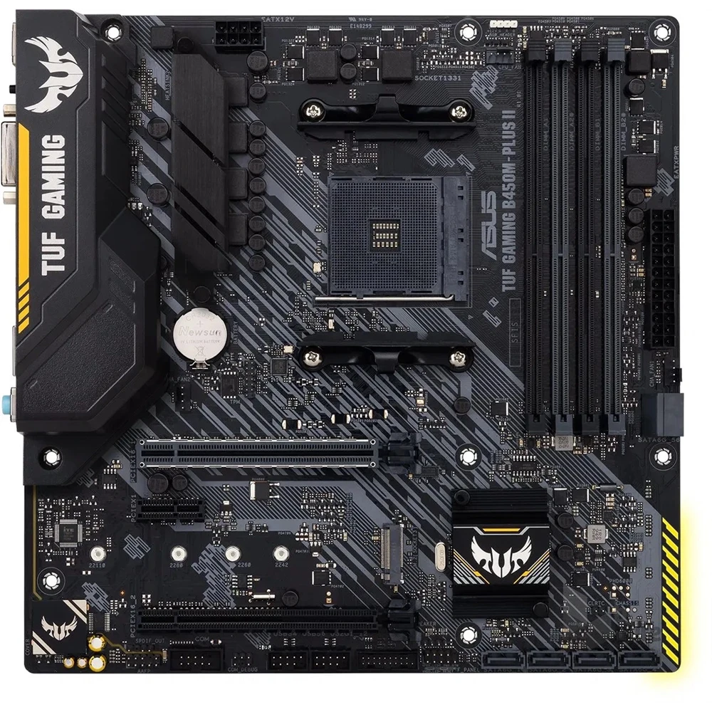 ASUS Alaplap AM4 TUF GAMING B450M-PLUS II AMD B450, mATX