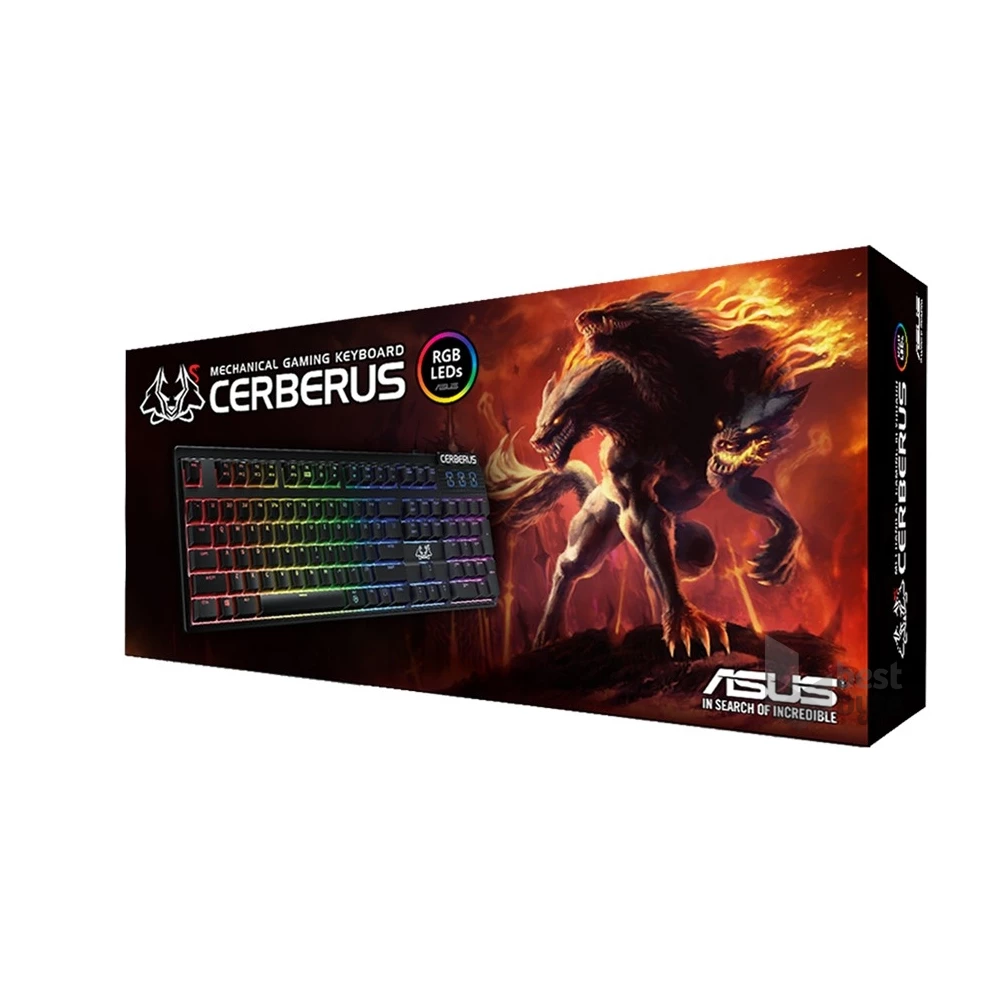 ASUS Cerberus mech HUN RGB világító gamer billentyűzet