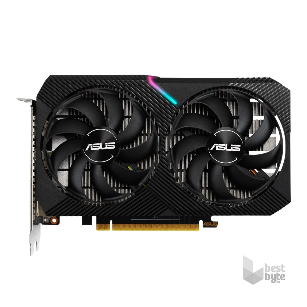 ASUS DUAL-GTX1650-O4GD6-MINI nVidia 4GB GDDR6 128bit PCIe videokártya