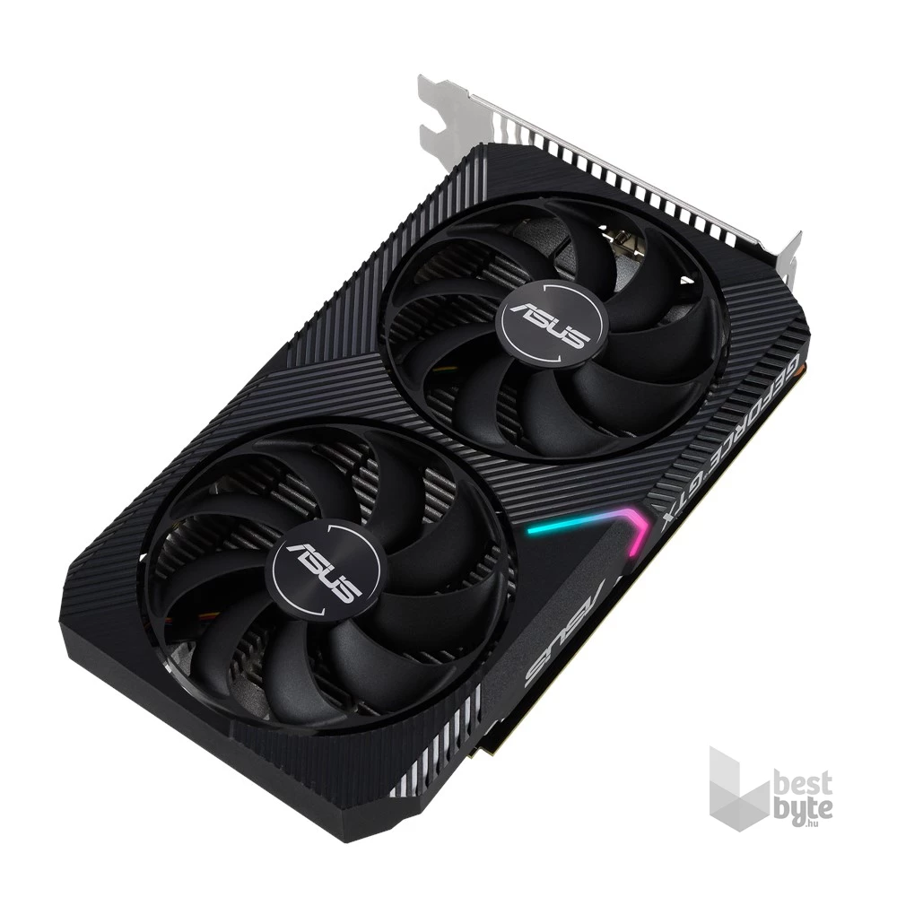ASUS DUAL-GTX1650-O4GD6-MINI nVidia 4GB GDDR6 128bit PCIe videokártya