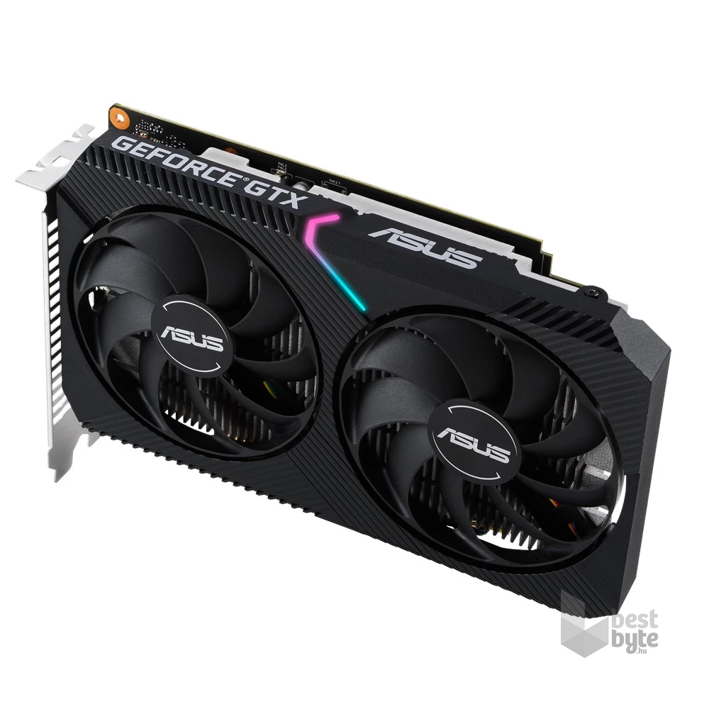 ASUS DUAL-GTX1650-O4GD6-MINI nVidia 4GB GDDR6 128bit PCIe videokártya