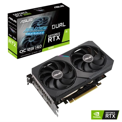 ASUS DUAL-RTX3060-O12G-V2 nVidia 12GB GDDR6 192bit PCIe videokártya